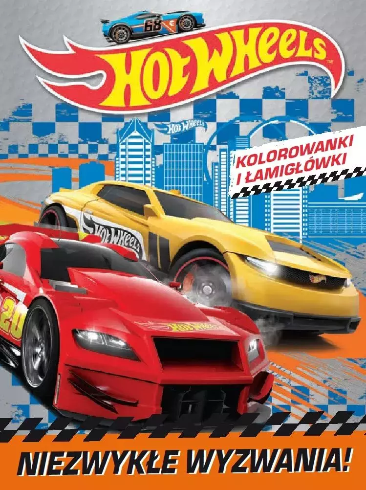 Hot Wheels. Niezwykłe wyzwania. Kolorowanki i łamigłówki - Książki