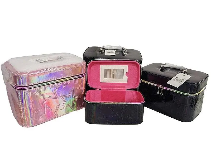 Kuferek S z lusterkiem na zamek 19x11x10cm MIX - Mama i dziecko