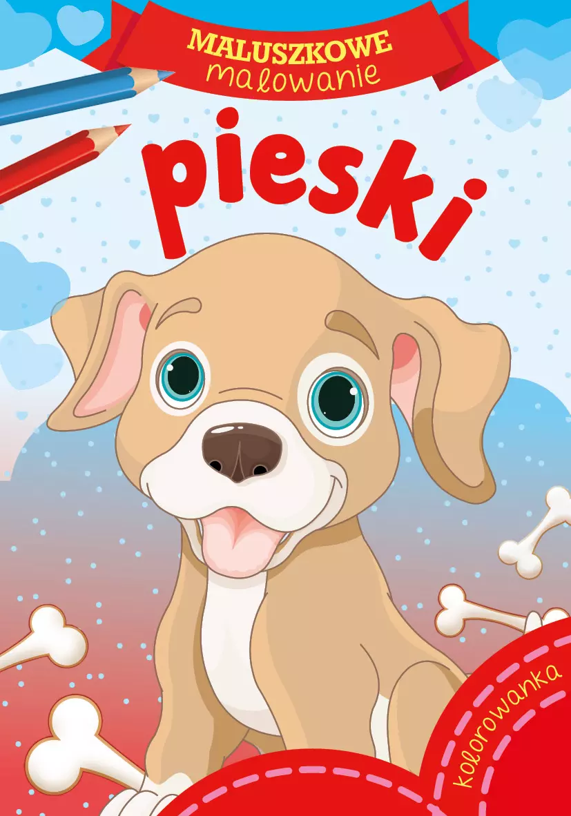 Maluszkowe malowanie. Pieski - Książki