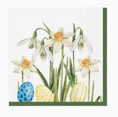 Serwetki papierowe Wielkanocny ogród (20 sztuk) - Papiernicze i szkolne