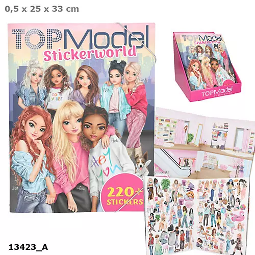 Zestaw z naklejkami Top Model  13423A - Zabawki