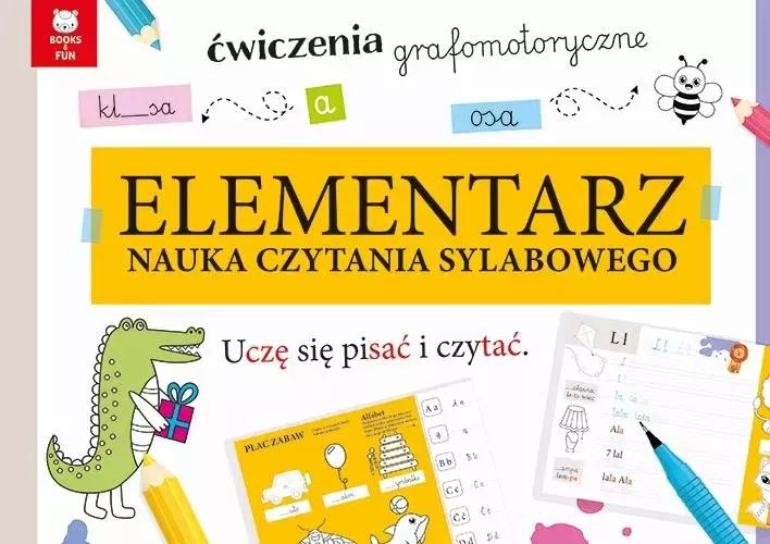 Elementarz Nauka czytania sylabowego - Książki