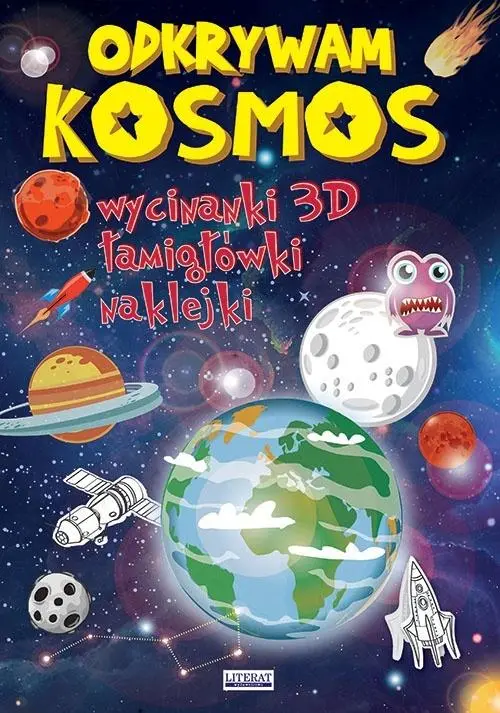 Odkrywam kosmos. Wycinanki 3D. Łamigłówki... - Książki