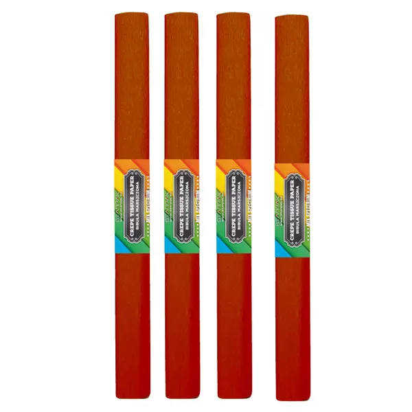 Bibuła marszczona, jasnobrązowa - Papiernicze i szkolne