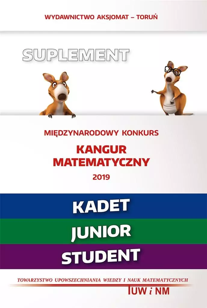 Mat. z wesołym kangurem - Suplement 2019 Kadet - Książki