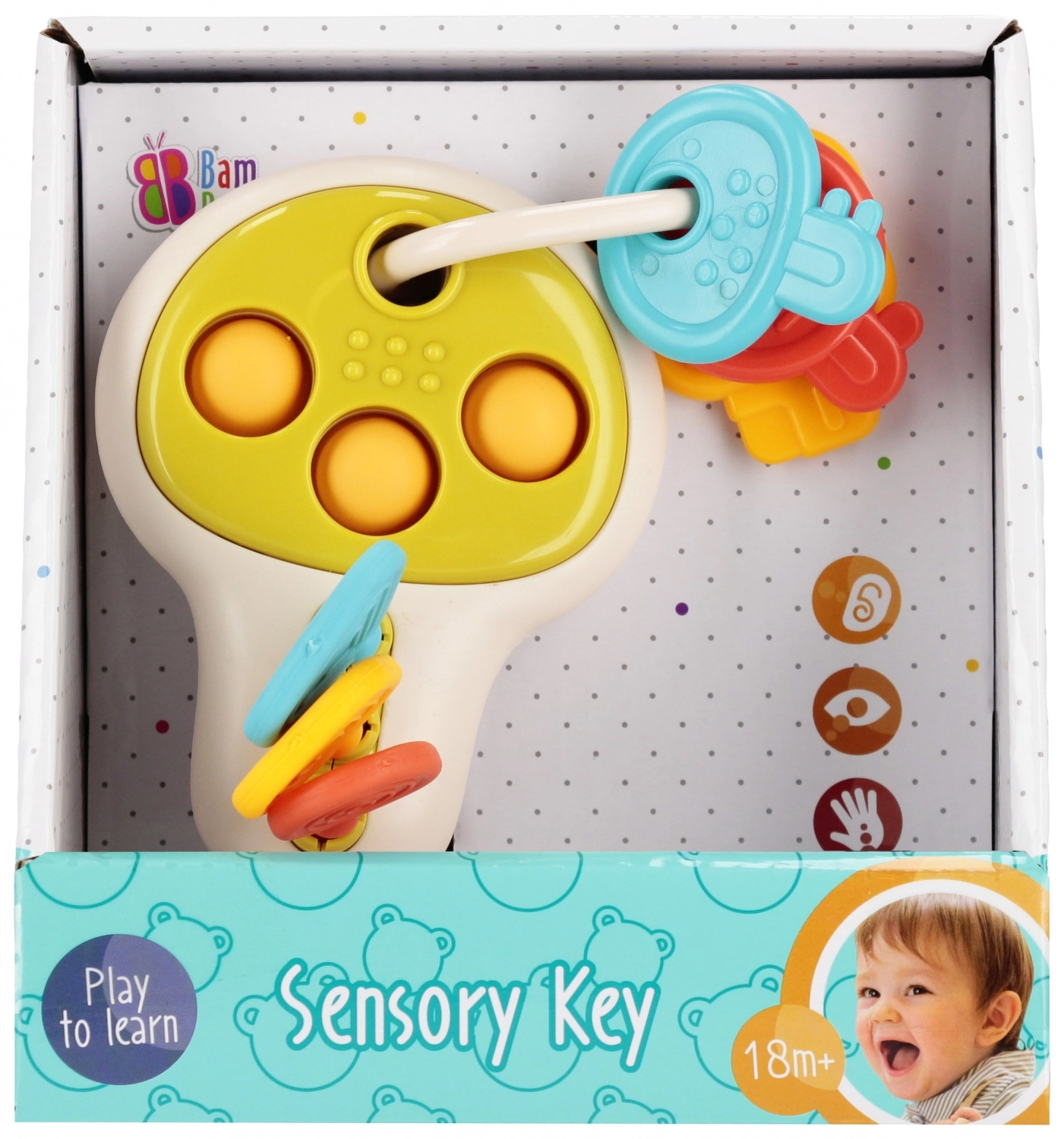 Zabawka Sensoryczna Kluczyki Bam Bam 569002 - Zabawki