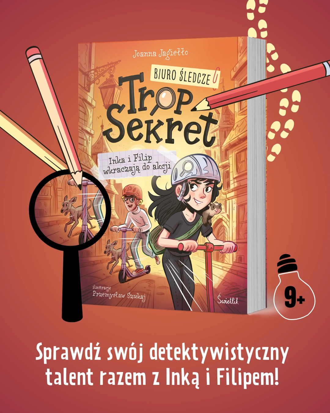 Biuro Śledcze Trop Sekret. Tom 1. Inka i Filip wkraczają do akcji. Biuro Śledcze Trop Sekret. Tom 1 - Książki