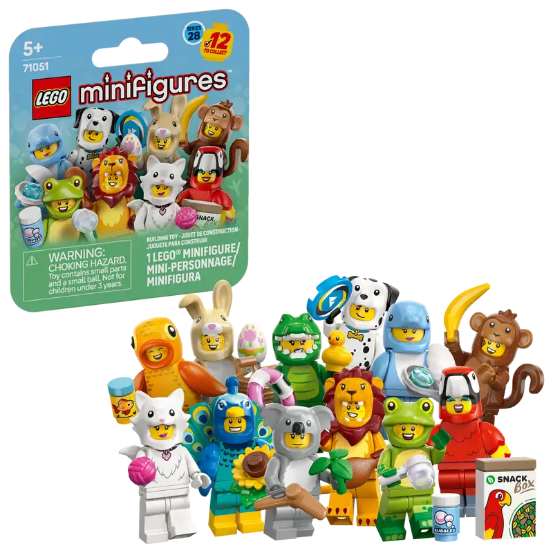 LEGO Minifigurki Seria 28 Zwierzęta 71051 - Zabawki