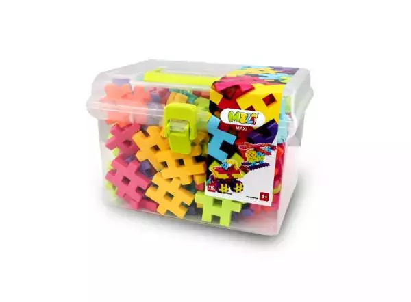 Klocki Meli Maxi Travel Box 110 Elementów - Puzzle