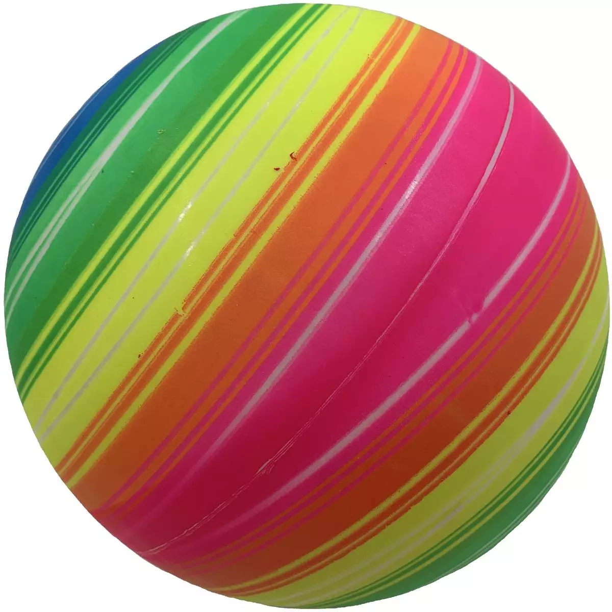Piłka gumowa Enero Rainbow 26cm - Zabawki
