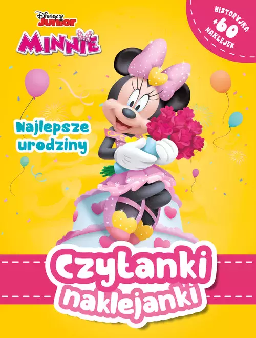 Czytanki naklejanki. Disney Junior Urodziny Minnie - Zabawki
