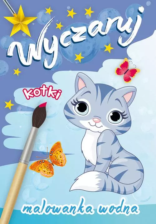 Malowanka wodna. Wyczaruj kotki - Książki