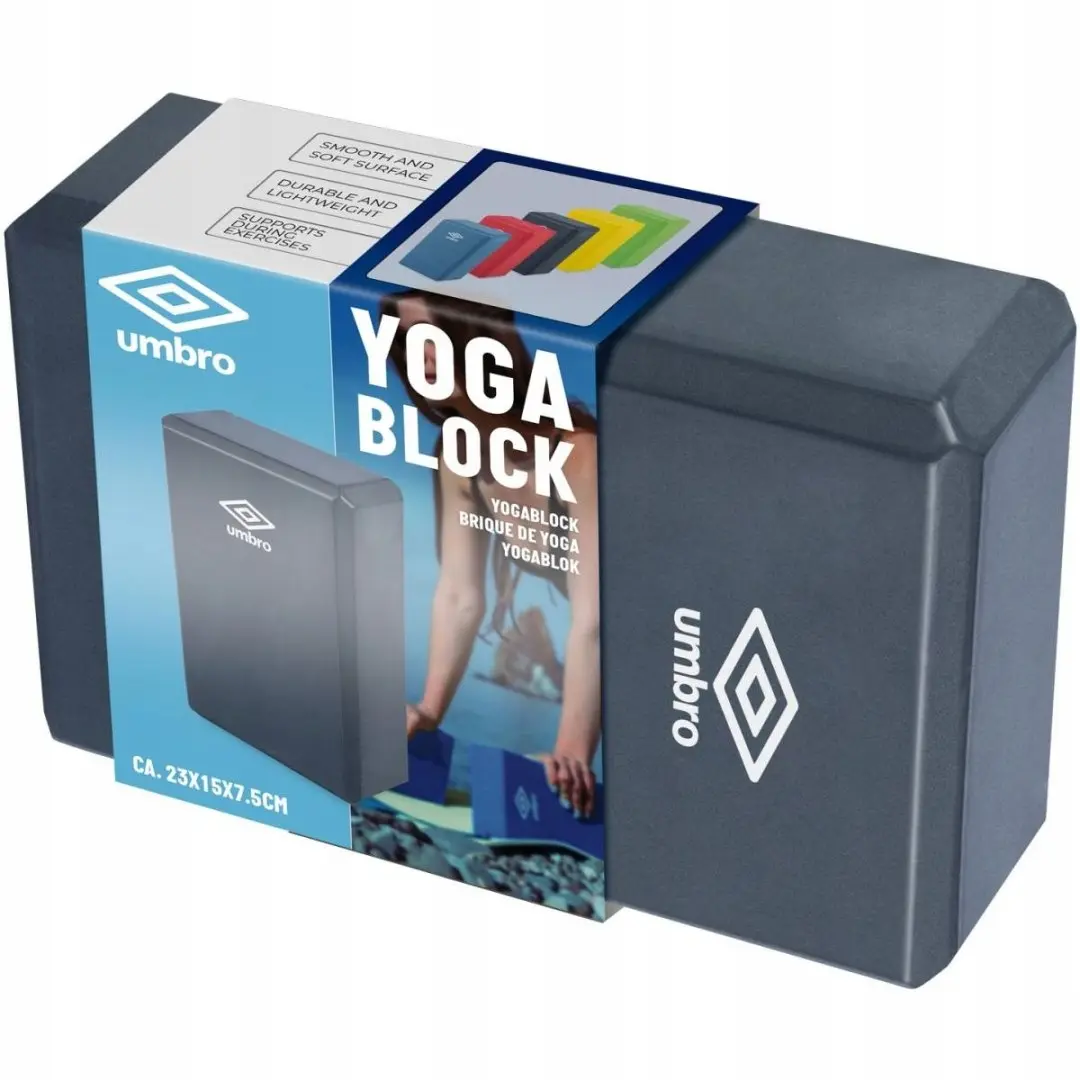 Blok Kostka do Ćwiczeń Joga Pilates Fitness Umbro Czarny - Elektronika i akcesoria