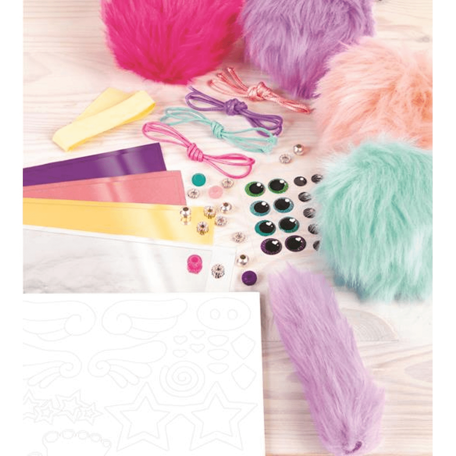 Zestaw do tworzenia breloczków. Puszysty przyjaciel - Zabawki