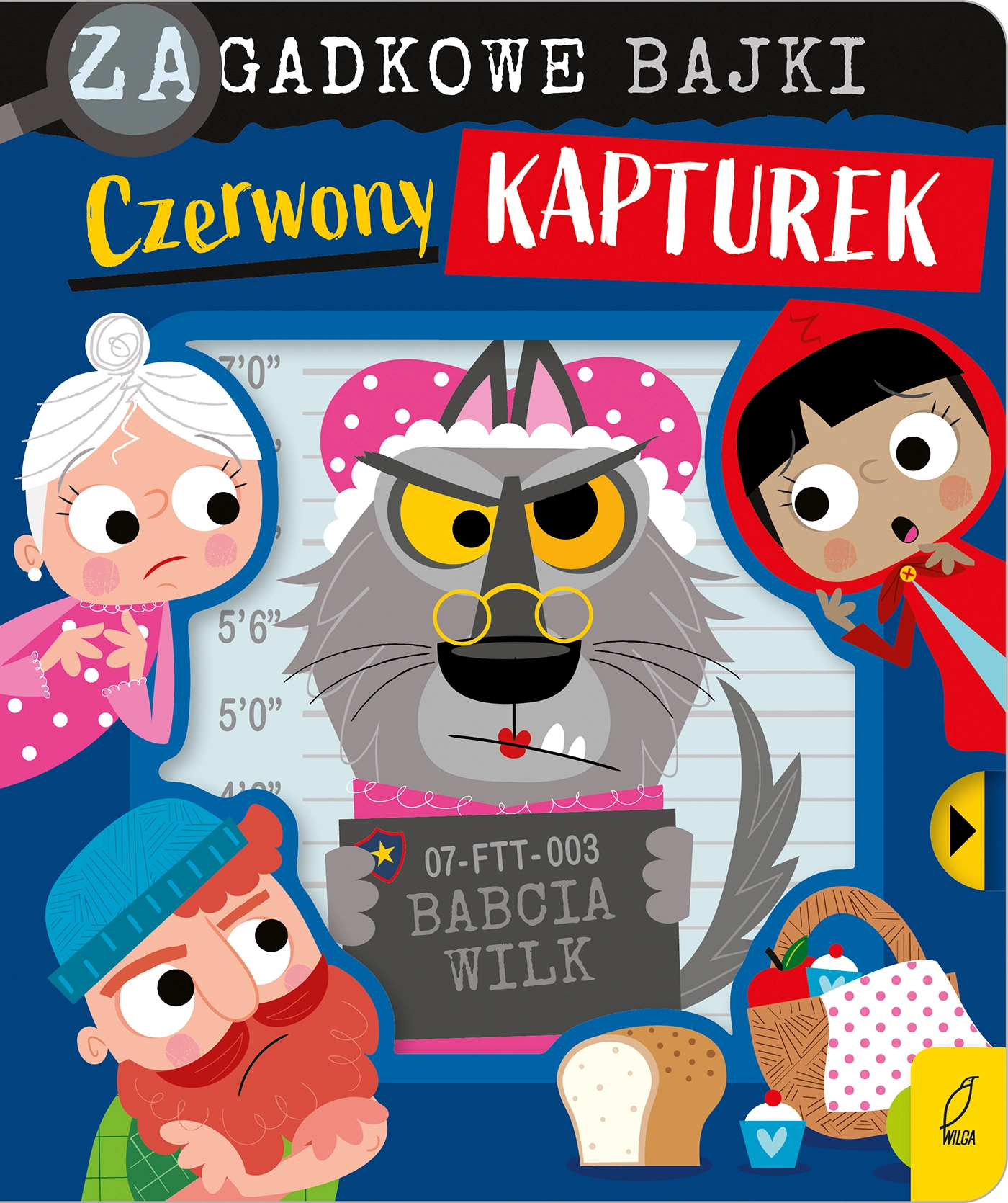 Zagadkowe bajki. Czerwony Kapturek - Książki