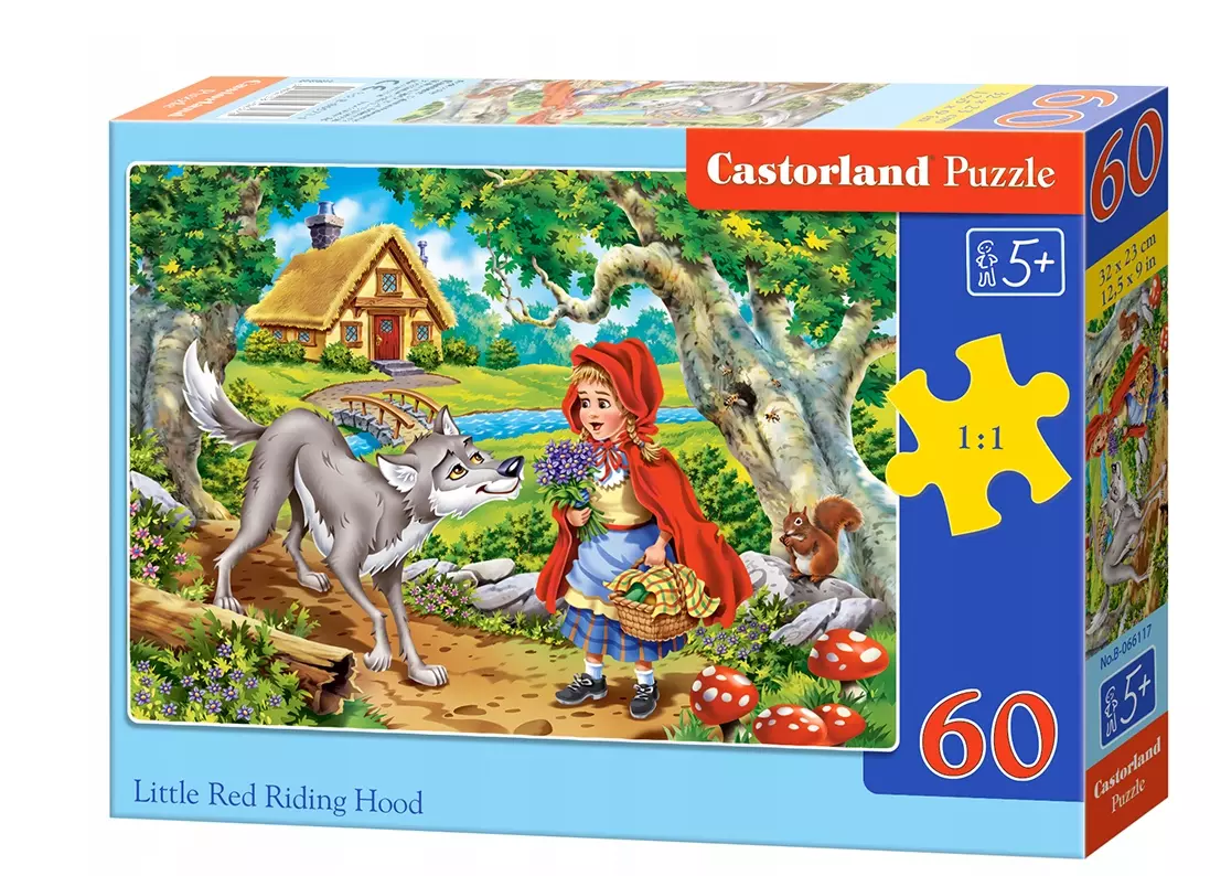 Puzzle 60 elementów. Czerwony Kapturek - Puzzle
