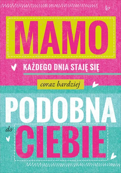 Kartka Dzień Matki 12 x 17 cm - Papiernicze i szkolne