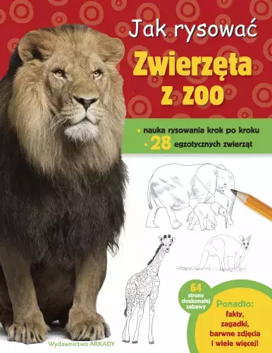Jak rysować. Zwierzęta w zoo - Książki