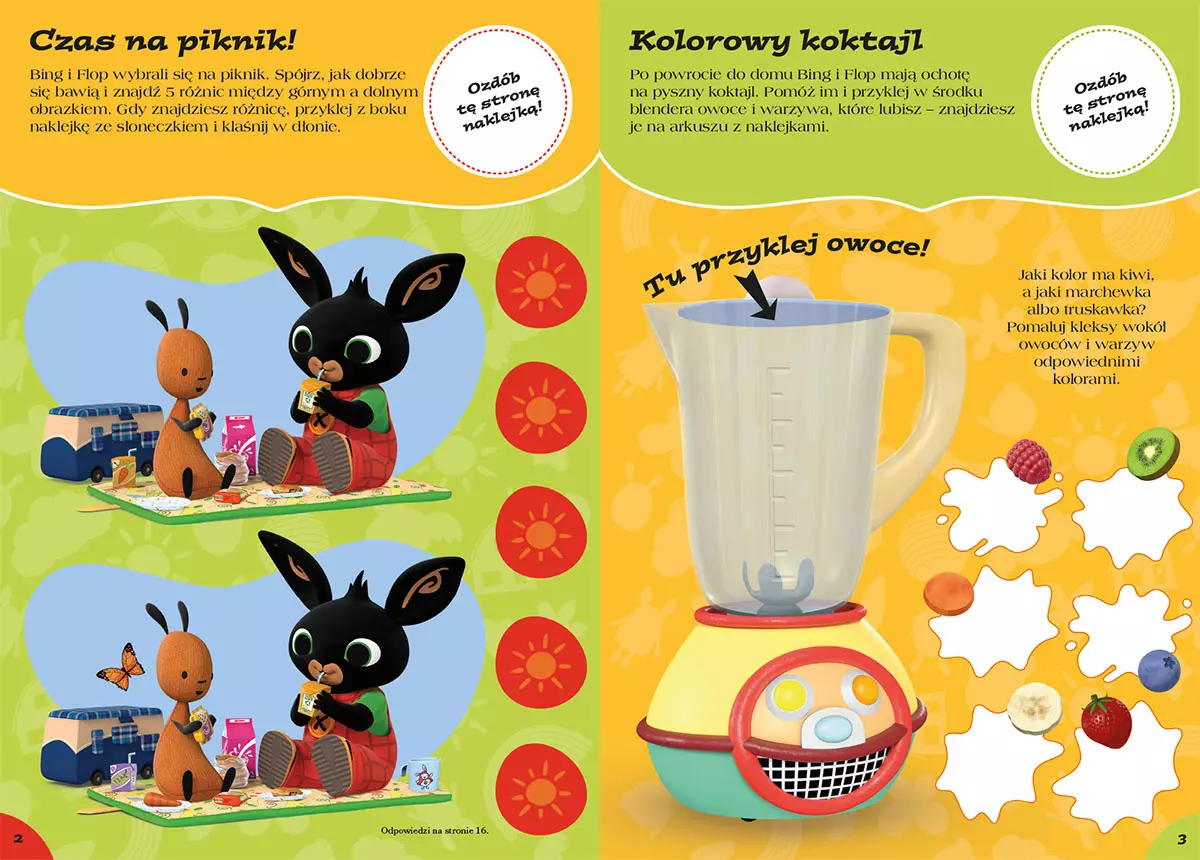 Bing. 100 naklejek. Nowa edycja - Książki