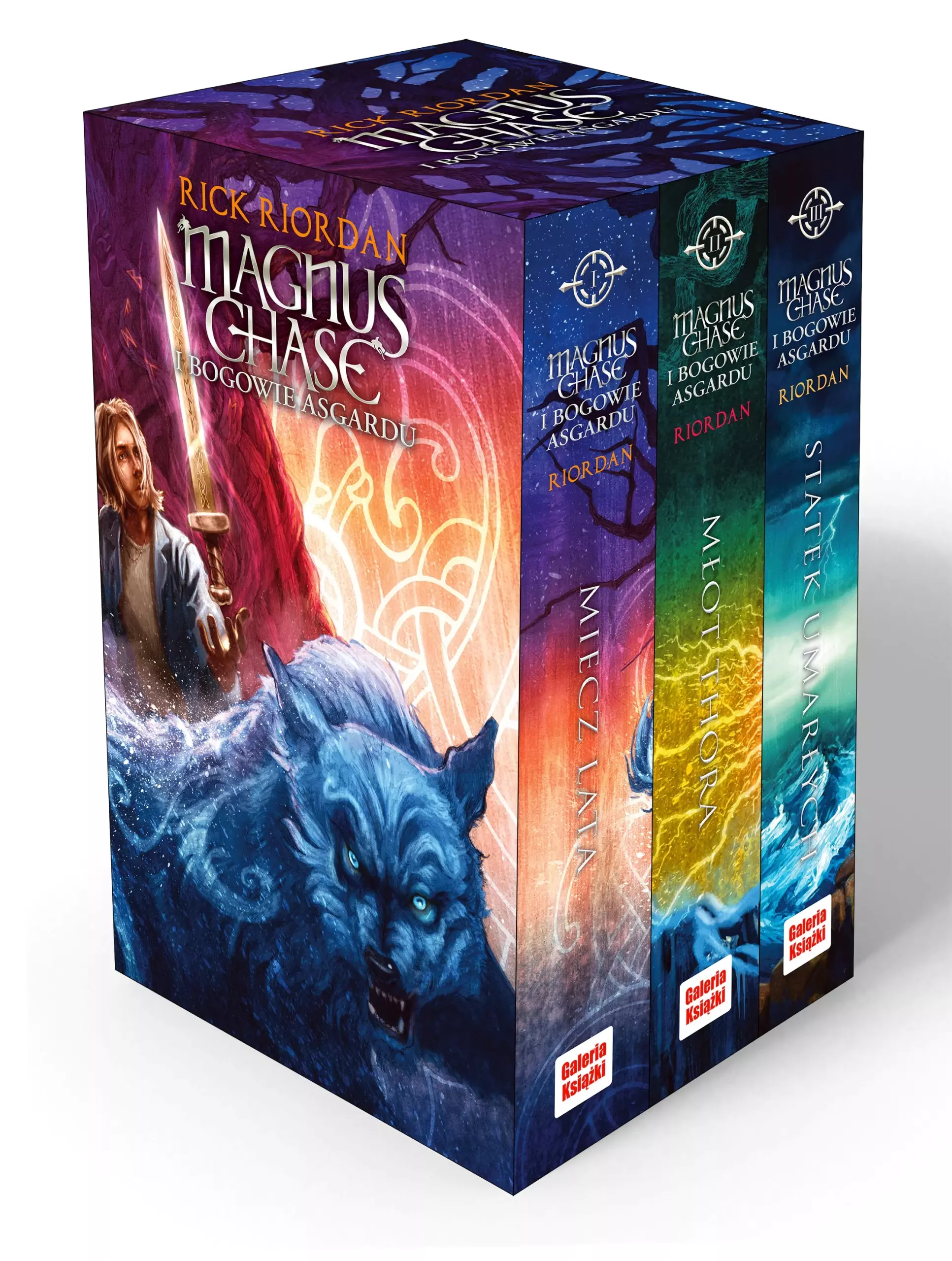 Pakiet Magnus Chase i bogowie Asgardu. Magnus Chase i bogowie Asgardu. Tomy 1-3 wyd. 2023 - Książki