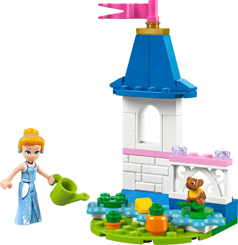 LEGO Disney™ Miniaturowy zamek Kopciuszka z ogrodem 30695 - Zabawki