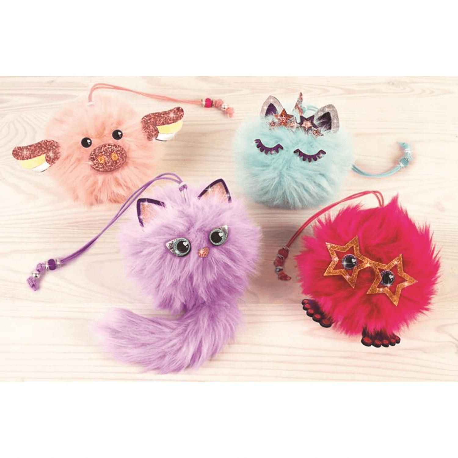 Zestaw do tworzenia breloczków. Puszysty przyjaciel - Zabawki