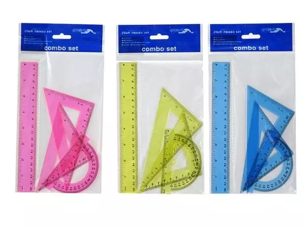 Zestaw kreślarski, mix wzorów - Papiernicze i szkolne