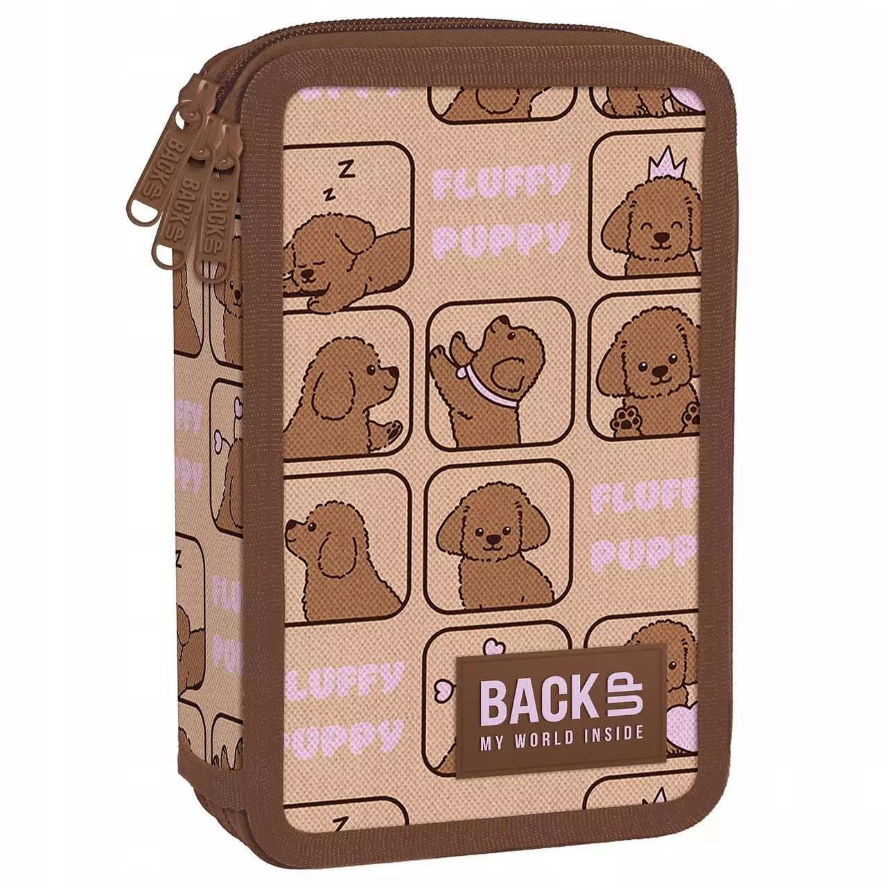 Piórnik rozkładany potrójny Back Up - Papiernicze i szkolne