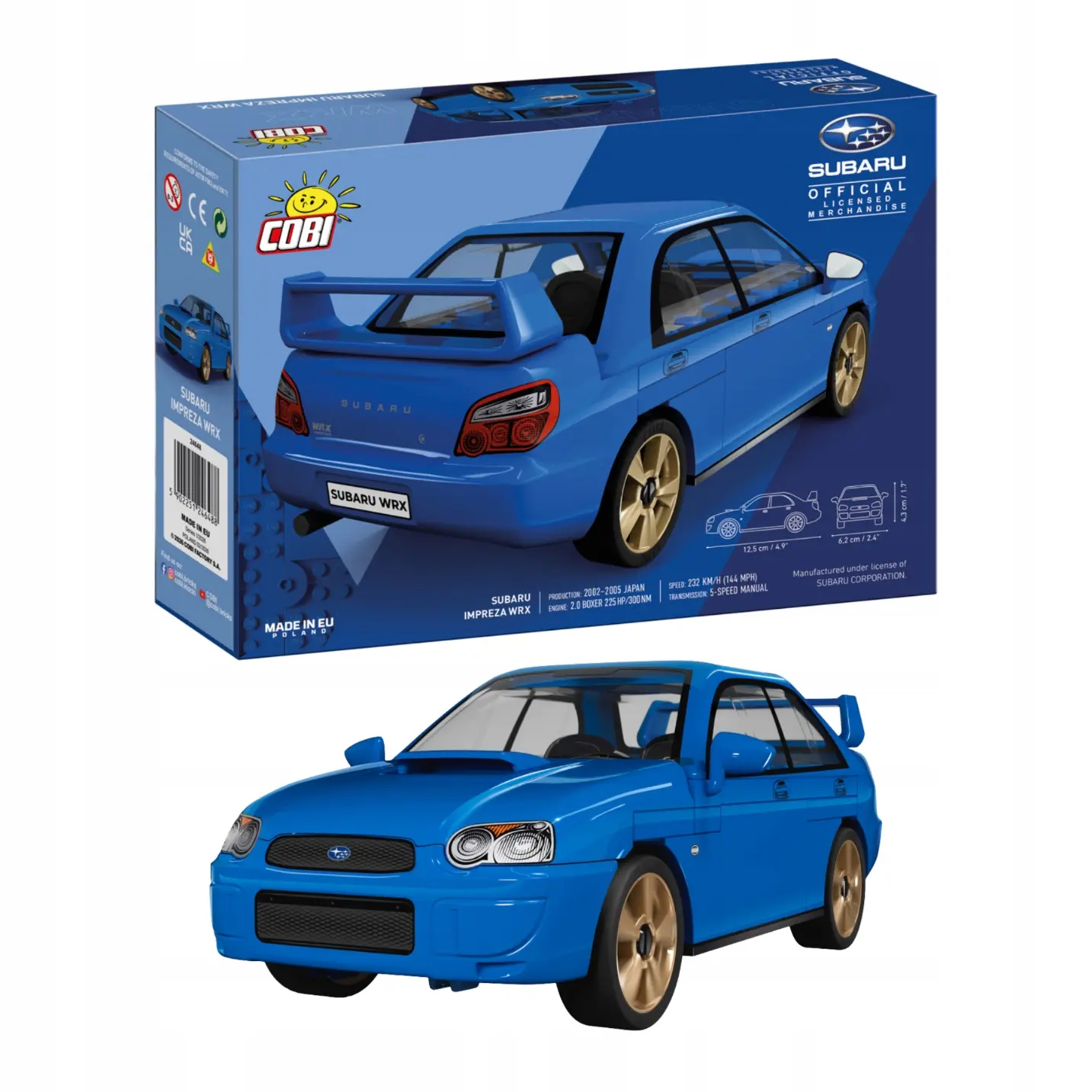 KLOCKI COBI 24648 Samochód Auto Subaru Impreza WRX ACTION TOWN 67 el. - Zabawki