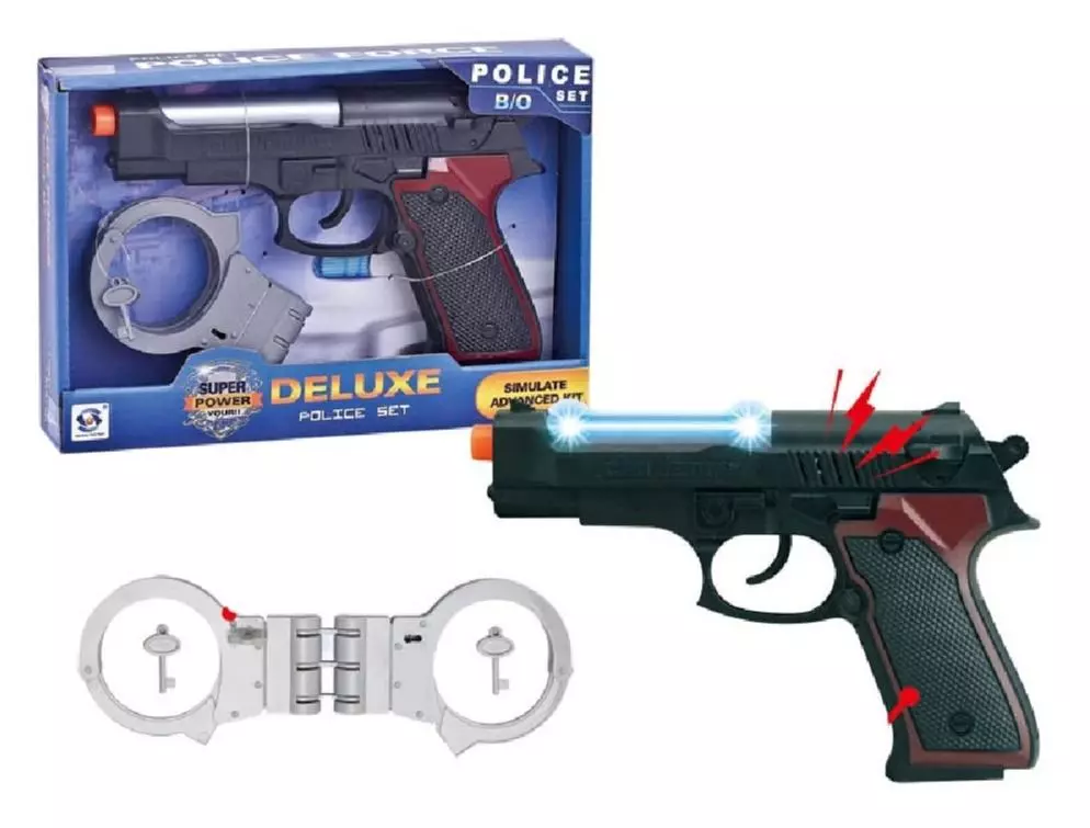 Pistolet policyjny z kajdankami - Zabawki