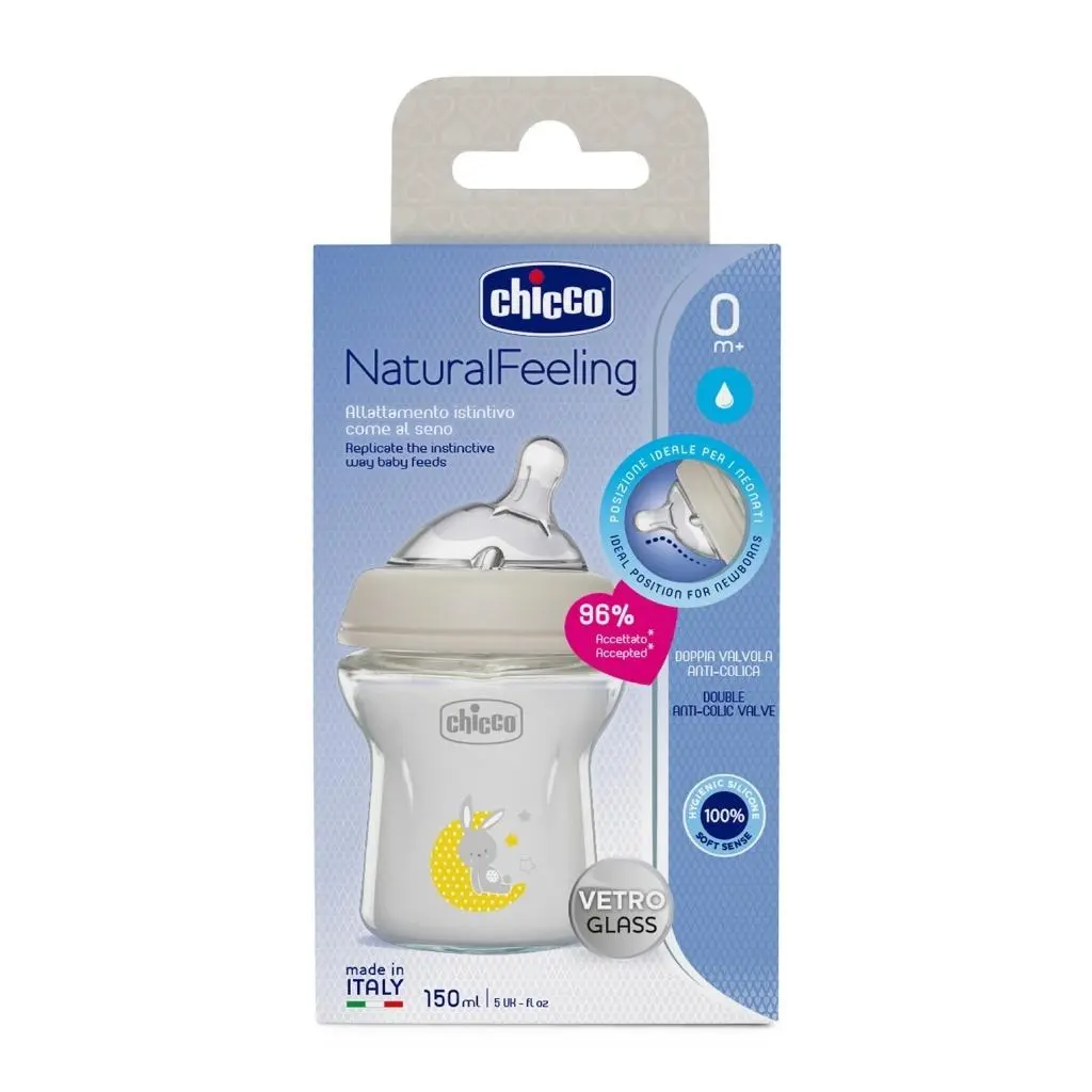 Butelka szklana NaturalFeeling 150ml 0m+ - Mama i dziecko