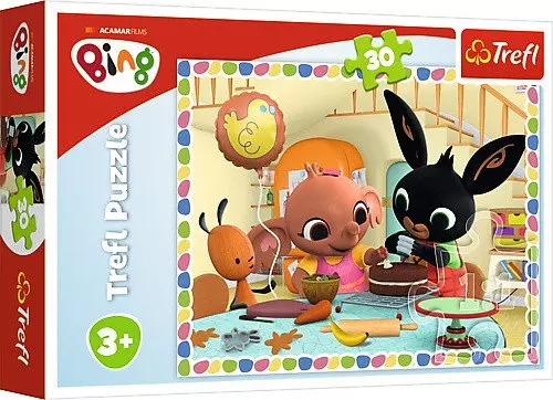 Puzzle 30 elementów. Bing. Wspólne wypieki - Puzzle