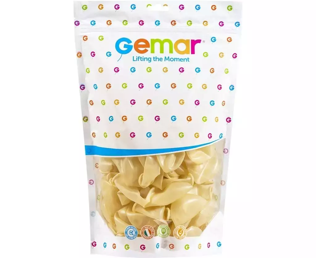 Balony przeźroczyste transparentne 33cm 50szt - Papiernicze i szkolne