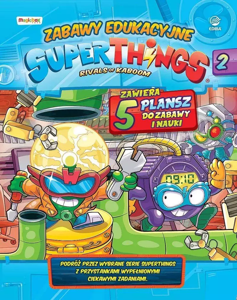 SuperThings 1 szt. mix + 3 figurki - Książki