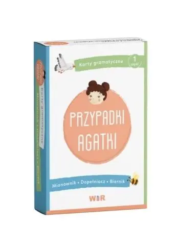 Przypadki Agatki. Karty gramatyczne cz.1 - Książki