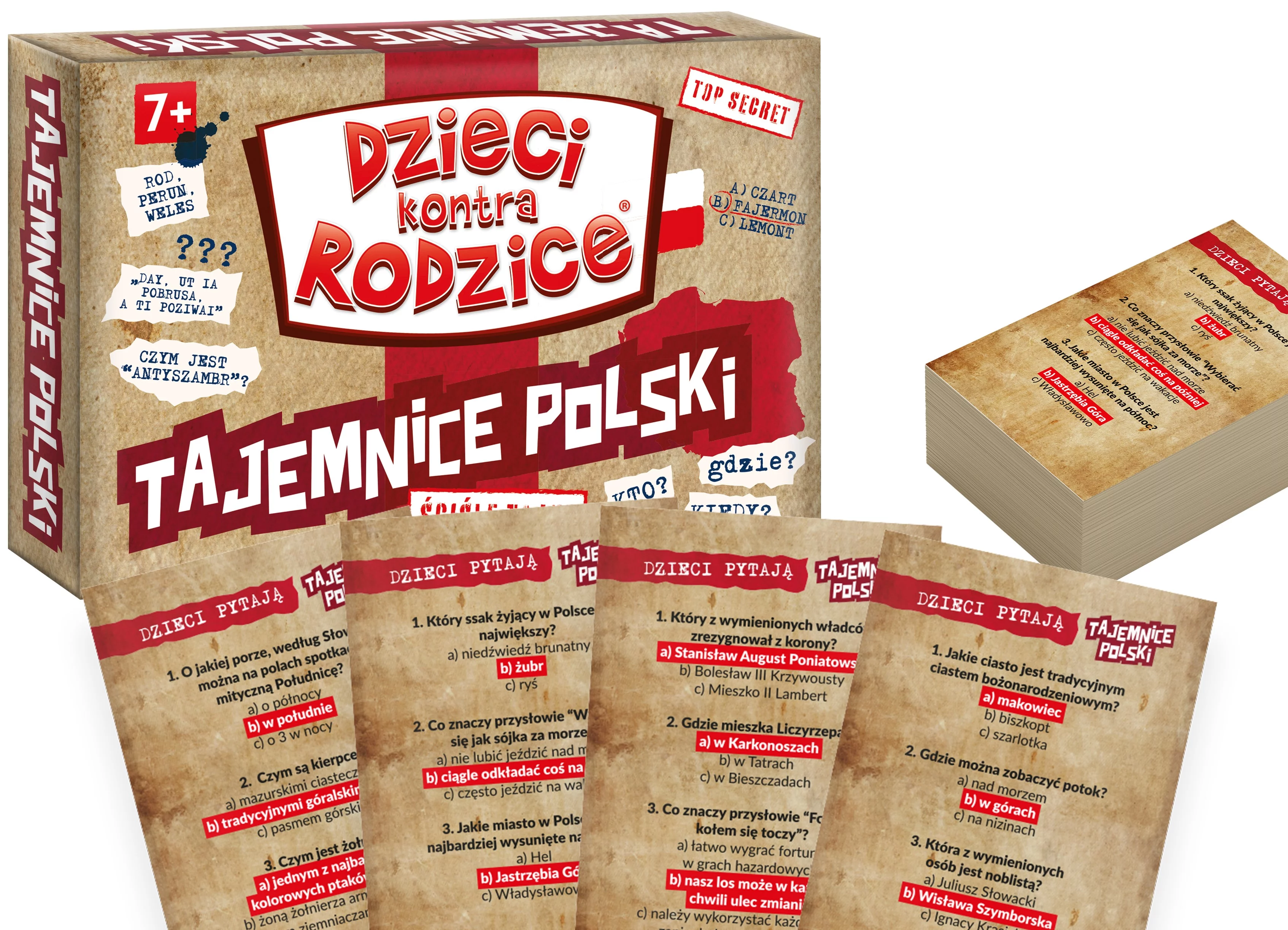 Dzieci kontra Rodzice. Tajemnice Polski - Gry