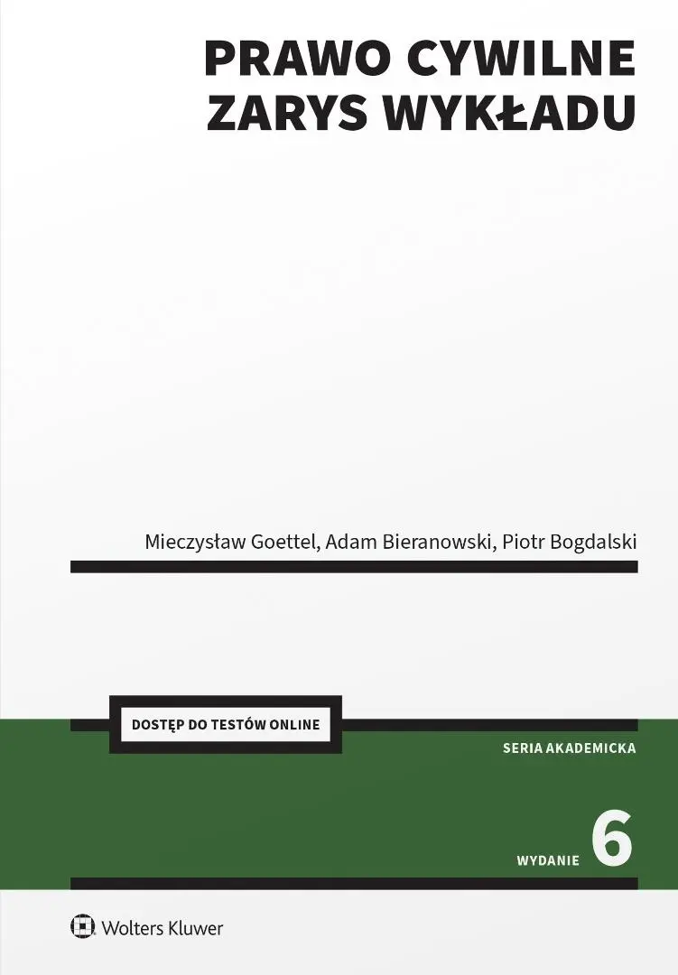 Prawo cywilne. Zarys wykładu + Testy online w.6 - Książki