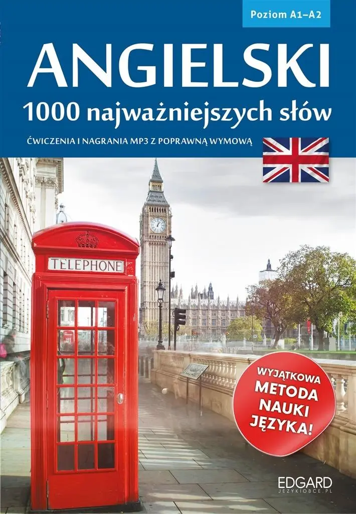 Angielski. 1000 najważniejszych słów A1/A2 - Książki