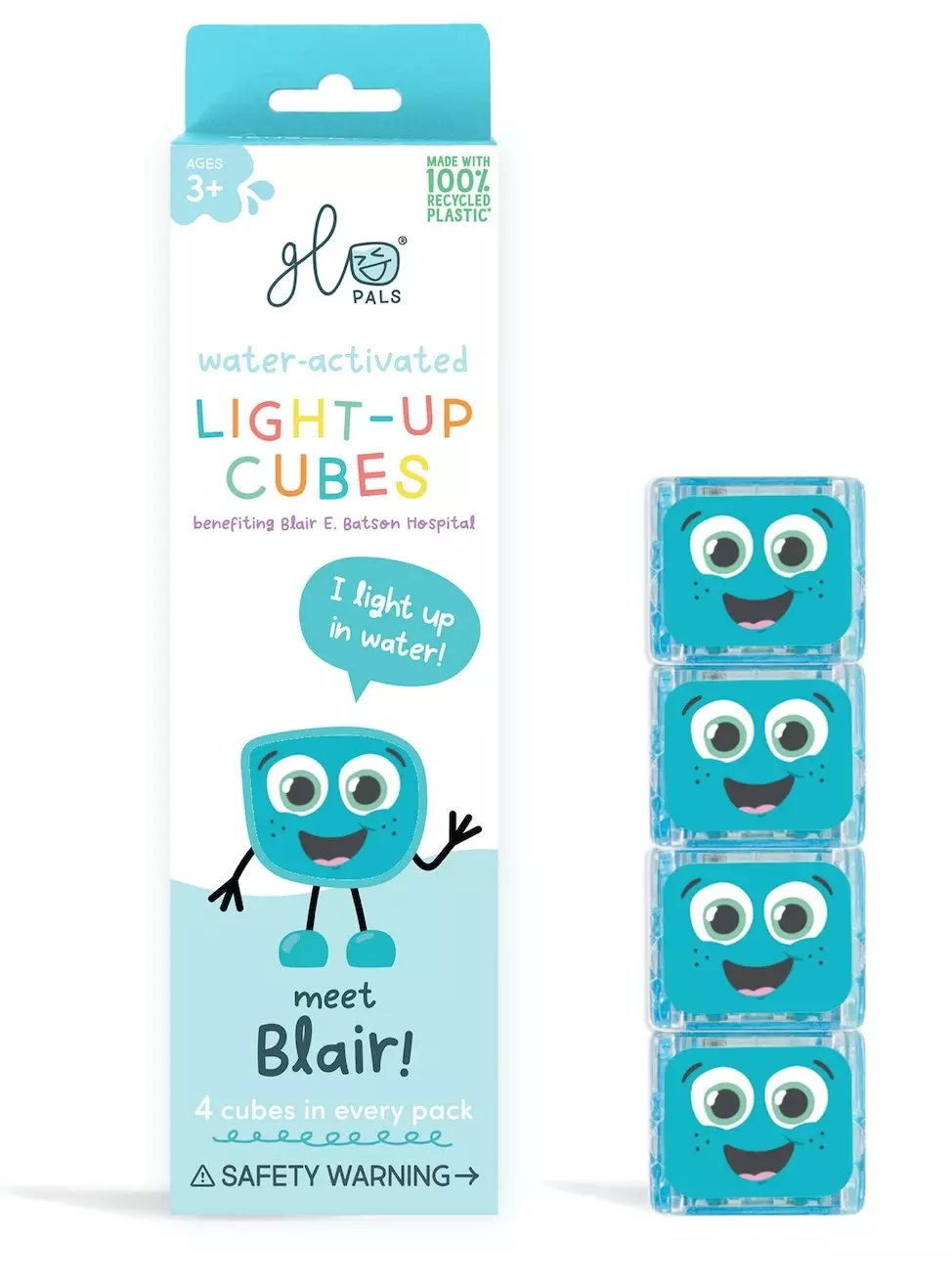 Kostki sensoryczne świecące w wodzie Blair - Zabawki