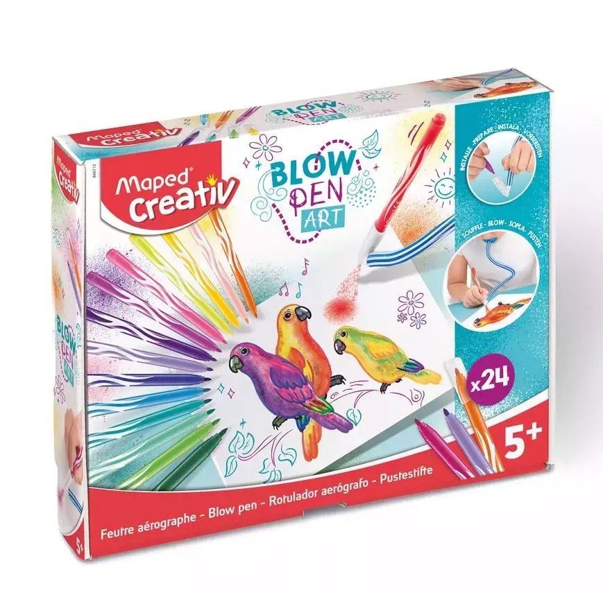 Flamastry dmuchane 24 kolory MAPED CREATIV - Papiernicze i szkolne