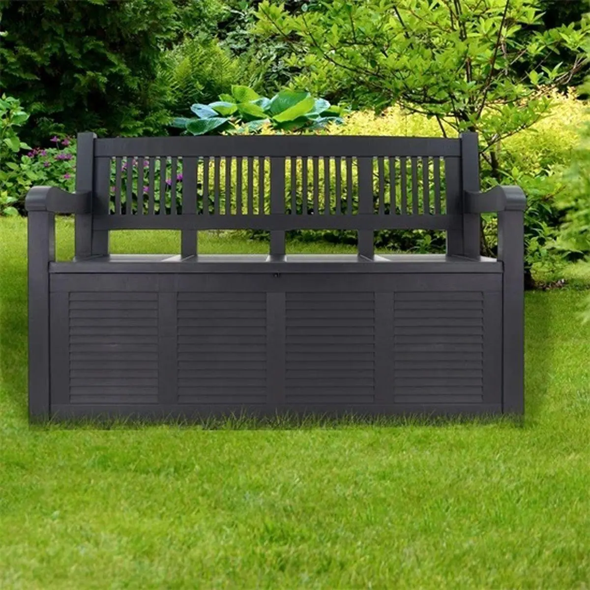 Ławka Skrzynia Ogrodowa 2W1 130x60x85CM - Elektronika i akcesoria