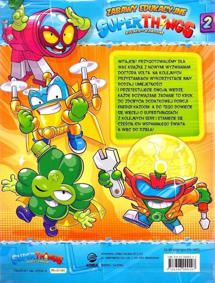 SuperZings Zabawy edukacyjne 2 - Książki