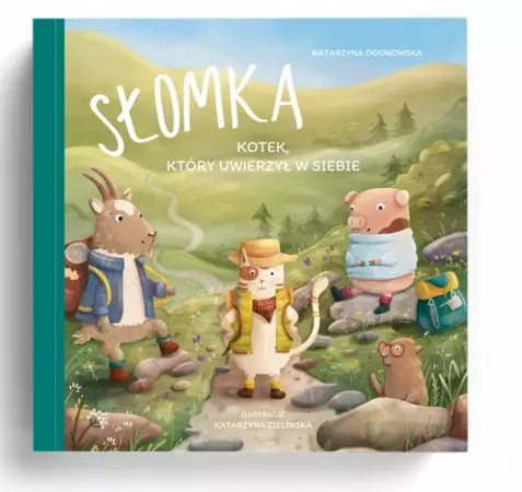 Słomka kotek, który uwierzył w siebie