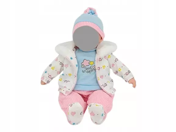 UBRANKO DLA LALKI 45CM Ciuszki dla lalki bobas UBRANIA DLA LALEK