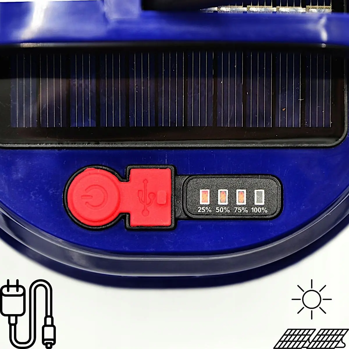 Latarka Lampa Camping Ładowanie USB i Solar Redcliffs - Elektronika i akcesoria