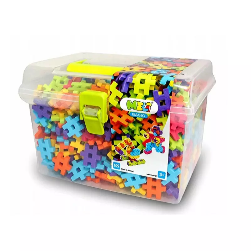Klocki Basic Travel Box, 500 elementów - Zabawki