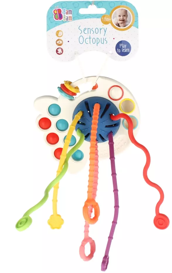 Sensoryczna ośmiornica 4w1 - Zabawki