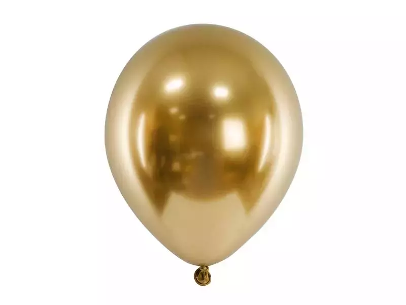 Balony Glossy złote 46 cm 5szt