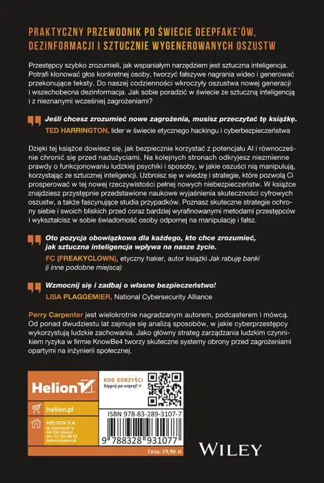 Faik. Sztuczna inteligencja w służbie fałszywej rzeczywistości. Jak przetrwać w epoce cyfrowych oszustw - Książki