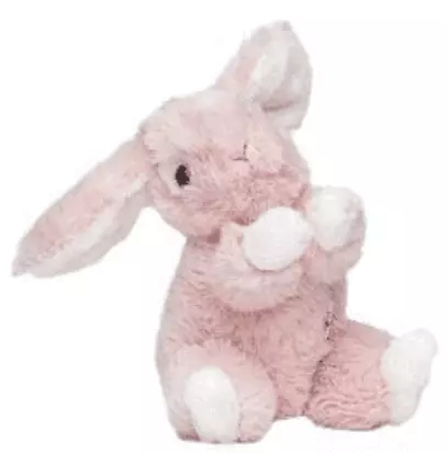 Królik różowy, 17 cm